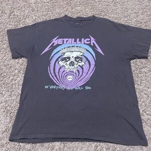 Metallica Black and Purple Graphic Tee